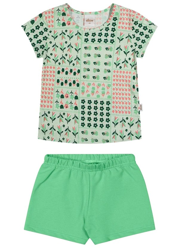 Conjunto Infantil Menina Mix Floral Elian 