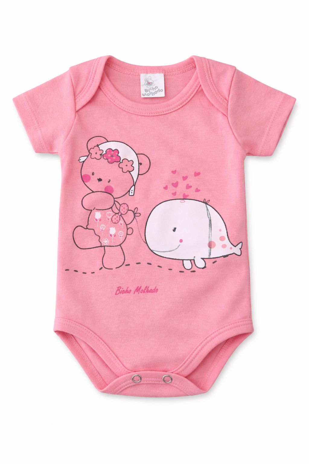 Body Bebê  Bicho Molhado Menina